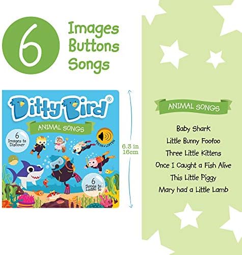 Книга за расадници за бебиња за бебиња за бебиња за бебиња | Книга за животински песни | Книги за животни за мали деца 1-3 | Музички книги за