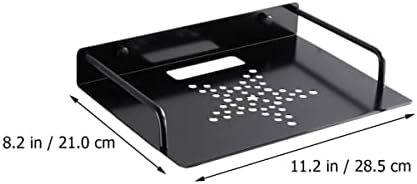 Zerodeko 1PC Практично корисно легура на алуминиум Издржлив лаптоп Подигната решетка за складирање на решетката за складирање на