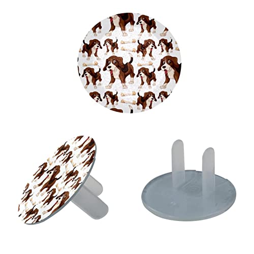 Јасни излезни капаци Диелектрични пластични приклучоци Beagle Dog за електрични места за електрична енергија, заштитник за заштита на