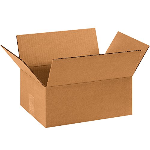 КУТИЈА САД 11 х 8 х 4 Брановидни Картонски Кутии, Рамен 11 L x 8 W x 4 H, Пакет на 25 | Испорака, Пакување, Движење, Кутија За