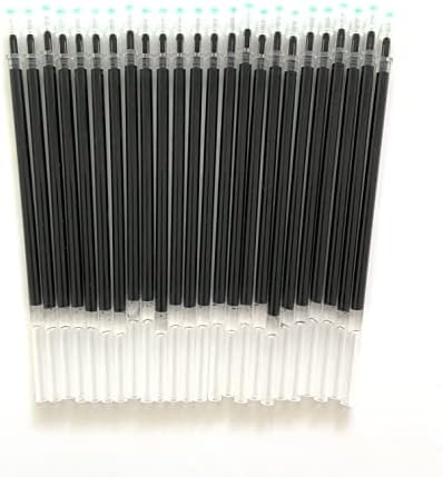 Sencoo 24-пакет 0,5 мм црно гел со мастило Заменете ги рефилфите за канцелариски пенкало