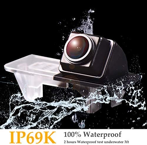 HD 1280x720p Камера За Рикверц Интегрирана Во Регистарска Табличка Лиценца За Заден Поглед Резервна Камера Водоотпорна Ноќна Визија