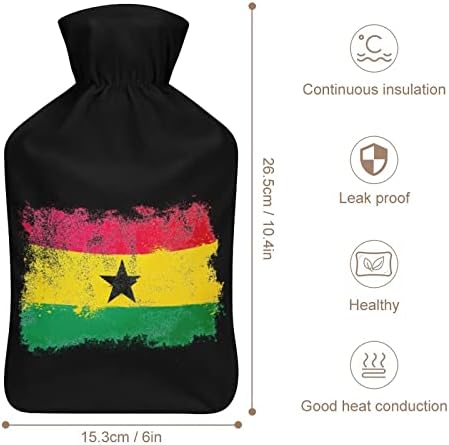 Гранџ знаме Гана шише со топла вода со топла вода вреќа со топла вода шише за домашен кревет