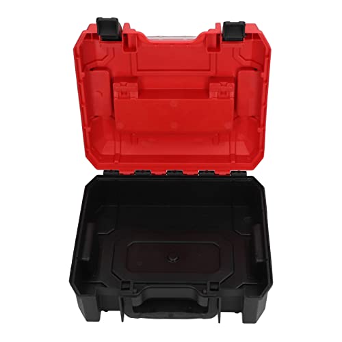 Мултифункционална кутија за складирање на алатки Преносен пластичен случај хардвер куќишта за мали делови Организатор црвена за гаража