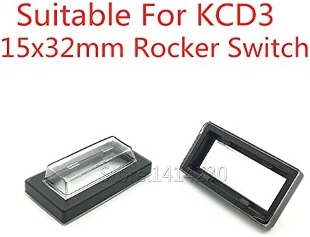 KCD3 Rocker Switch 16A 250V 20A 125VAC 2PIN/3PIN OUN-OFF-OF-OFE 2/3POSION KCD3-102/N 15 * 32mm прекинувач за ресетирање на прекинувачот за