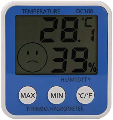 ПРЕНОСЛИВ Дом НА XJJZ Lcd Дигитален Термометар За Внатрешна Температура Хигрометар Мерач На Влажност
