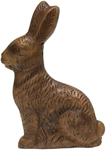 Колекцијата на мостот Faux Replica Chocolate Bunny - Слатка смола за зајаци со таблети за зајаци за пролет, Велигден, летен декор за дома