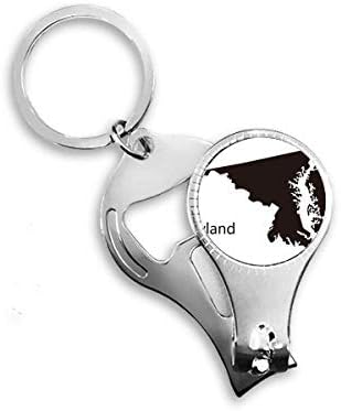 Мериленд Америка САД, прегледот на мапата, нокти прстен прстен клуч за шишиња со шише, клипер