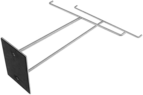 GENIGW не'рѓосувачки челик дисплеј бесплатен држач за држачи за бања рачна решетка за решетки со двојни шини со шини