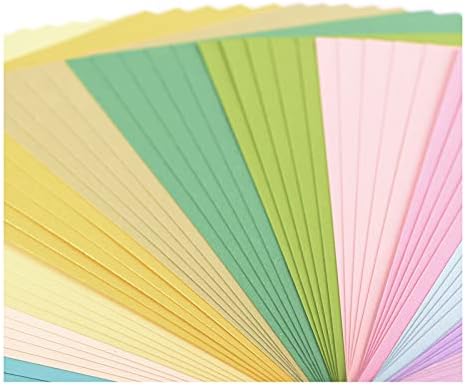 Vaessen Creative Florence Proper Cardstock Paper, Spring Colors Mix, 216 грама, големина A4, 60 листови, за сноп -книги, правење картички,