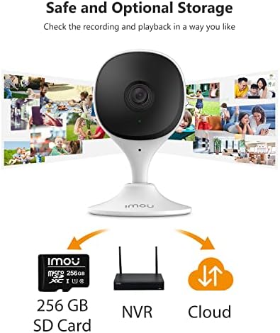 Imou Домашна Безбедносна Камера 2 Пакет 1080p Бебешки Монитор Со Ноќно Гледање, 2-Насочен Аудио, Човечко Откривање, Откривање Звук,