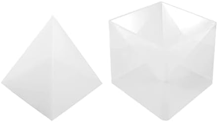 Калапи за вклопување Фонданти калапи пирамида смола калапи силиконски свеќа епоксидна смола од калап со основен триаголник во форма