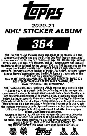 2020-21 налепница Topps NHL 364 Travis Konecny ​​Philadelphia Flyers Flyers Hockey налепница картичка