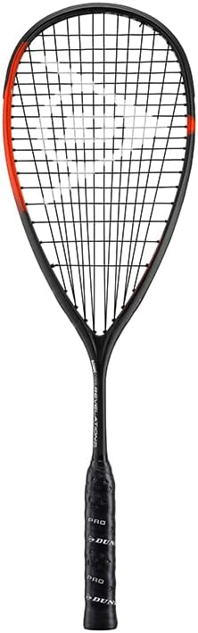 Dunlop DSQ21001 Squash Racquet, Sonic Core Revelation135, само рамка, црна Х црвена