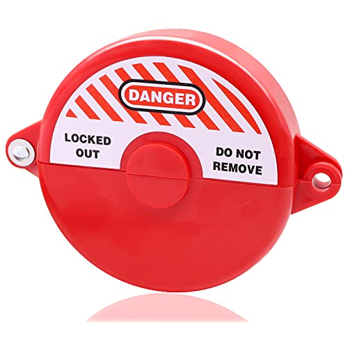 SMSEACE 2.5-5IN црвена порта за заклучување на вентилот за заклучување на вентилот за заклучување на вентилот за внатрешноста на отворено за