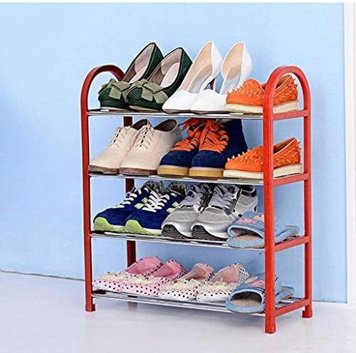 WSZJJ Соберете едноставни лавици за чевли во студентски дом, пластични лавици за складирање на домови за повеќеслојни домови заштедуваат