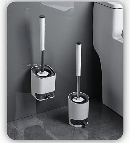 Тоалетна Четка за дијатом Кал Со Основна Четка За Деконтаминација на Подот поставена на Ѕид За Семејна Хотелска Јавна Тоалетна Бања Сиво-бело