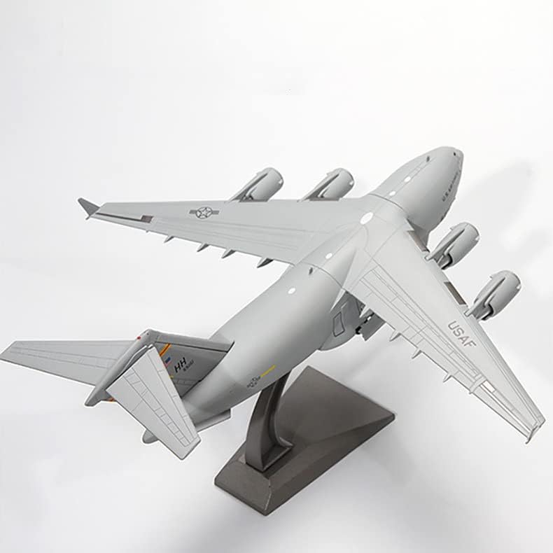 Dagijird 1: 200 легура САД Ц-17 Транспортен авион модел модел на авион Симулација на авијациски воен модел со држач за приказ