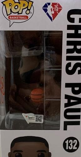 Крис Пол автограмираше Феникс Сонс потпиша кошарка Функо Поп 132 Фанатици COA - Автограмирани фигурини во НБА