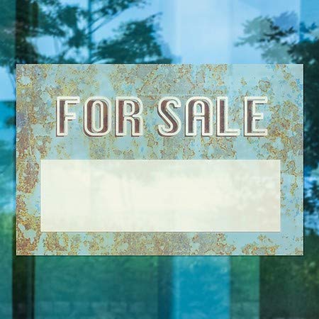CGSignLab | За Продажба-Сина Боја На Возраст Од Духови Држење На Прозорецот | 30 x20