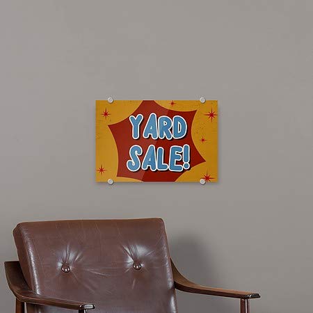 CGSignLab | „Продажба на двор -носталгија пукна“ Премиум акрилен знак | 18 x12