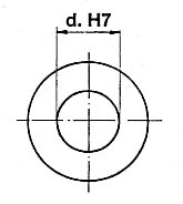 SHS12X26 Аметричен Метрички Единечен Универзален Спој, Стандарден DIN 808, 28 mm Надворешен Дијаметар, Должина од 56 mm, Отвор од 12 mm,