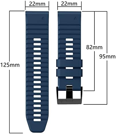 CZKE За Феникс 6X Гледајте Бендови 26mm Гумени Часовник Ремен За Феникс 5X Плус/Феникс 7X/Феникс 6X Про/Феникс 5X/Феникс 3/Феникс