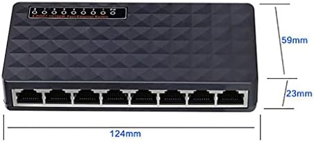 UOEIDOSB 10/100 MBPS 8 Порта Десктоп Брз Ethernet LAN RJ45 мрежен прекинувач за мрежен прекинувач рутер