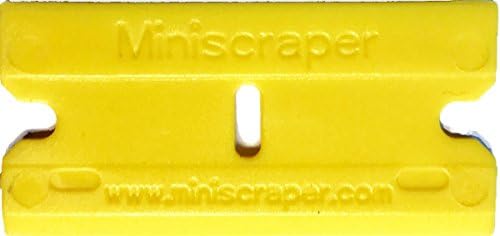 Mini Scraper 1 Pack 2x-Plus Double Adged Plastic Razor Brazor со подебели и потенки рабови