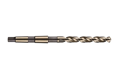 Dormer A73011.8 Taper Shank Drill, бронзена обвивка, челик со голема брзина на кобалт, дијаметар на главата од 11,8 мм, должина на флејта