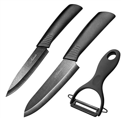 Сет на керамички нож со 3-парчиња Керамички нож од 39229