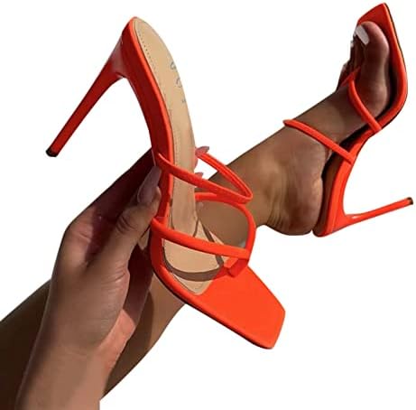 Мода пролет и лето жени сандали со голема големина високи потпетици клип на обични чевли затворени влечки