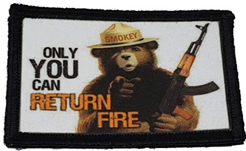 Smokey само вие можете да вратите оган морал лепенка смешна тактичка војска 2x3 “