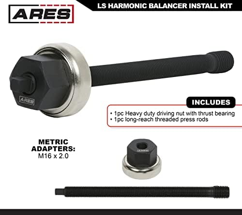 ARES 15088-LS HARMONIC BALANCER INSTALLEST-Инсталатор за хармоничен баланс дизајниран за GM LS-базирани и LT-базирани мотори-Инсталирајте