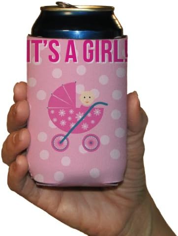 Викторија Продавница Може И Пијалаци Ладилници-Ново Бебе Тоа Е Девојка, Комплет од 6 Различни Дизајни