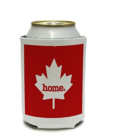 Канада Јавор Лист Домашна Земја Може Ладилник Пијалок Изолирани Носителот-Цврста Црвена