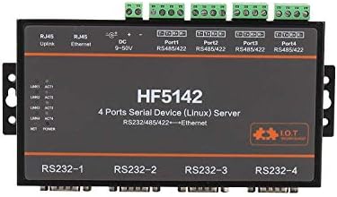 HF5142 Сериски До Етернет 4 Порти RS232/RS485/RS422 До Етернет Конвертор