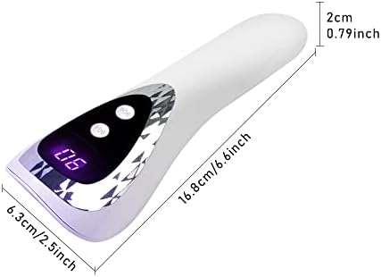 Рачна ЛЕД УВ Ламба За Нокти: Надградени Мини Гел Нокти Лесен Блиц лак за Лекување на Нокти На Полнење Фен За Нокти Уметност Брза Сува