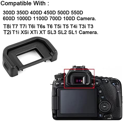 Ef Eyecup Eyepiece ViewFinder компатибилен за Canon T8i T7 T7i T6i T6S T6 T5I T5 T4I T3I T3I SL3 SL2 SL1 камера