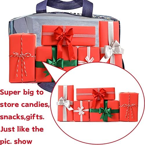 Божиќни Торбички Со Рачки Торбамултифункционални Божиќни Чанти За Подароци Завиткување Шопинг Забава Забава Декември