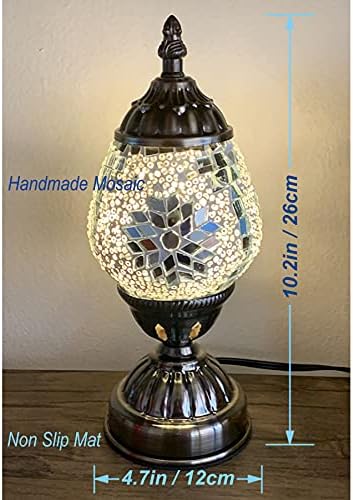 Маракеш рачно изработена турска мозаична стаклена маса за ламба Мароканска фенер ламба Тифани стил во кревет за креветчиња