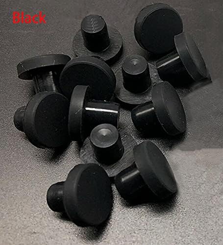 АСОРТИМАН Dlrset Grommet, 10pcs 4mm-5,8 mm Тркалезна Цврста Силиконска Гумена Заптивка Дупка Приклучоци Бришење Крај Капачиња Заптивка Т Тип