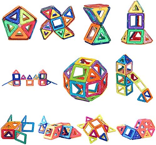 Рок златна рипка магнетски блокови зграда играчки за деца, магнетни плочки за матични комплети едукативни блокови за редење играчки