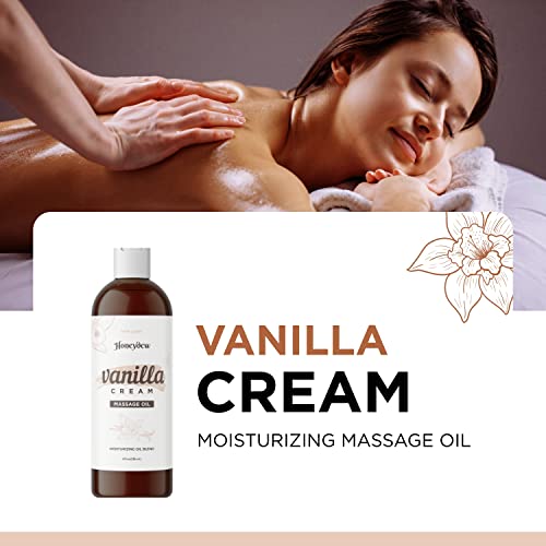 Масло за масажа на ванила за датум ноќ - Премиум не мрсно не боење лесно лизгање ароматерапија масло со залковито мазно кокосова
