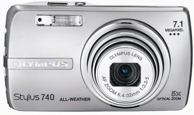 Дигитална камера на Олимп 740 740 7,1MP со дигитална слика стабилизирана 5x оптичка зумирање