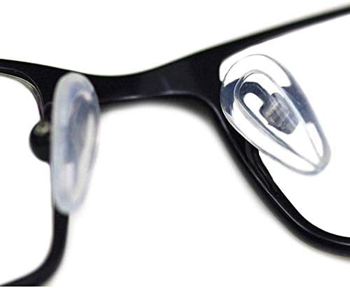 BEHLINE 5 Пара Воздушна Комора Очила Нос Влошки Замена За Оукли Тинкап Крило Проводник, Меки Силиконски Очила Носот Парче Анти-Лизгање Носот