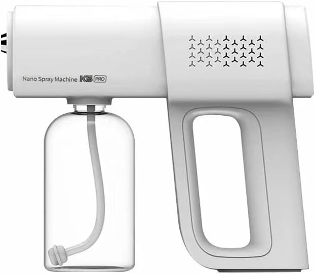 Пиштол за прскање Со Сина Светлина со 8 Сино-зрачна Светилка За Мажи За Жени Професионална Машина За Замаглување За Дезинфекција За Безбедност За Канцеларија Лесна