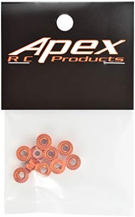 Апекс Рц Производи 4мм Назабени Алуминиумски Најлонски Навртки За Тркала-6 Бои За Избор