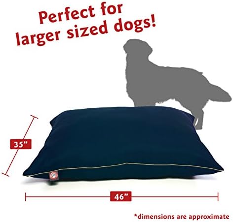 35x46 Сина супер вредност домашно милениче кучиња кревет од величествени производи за миленичиња големи