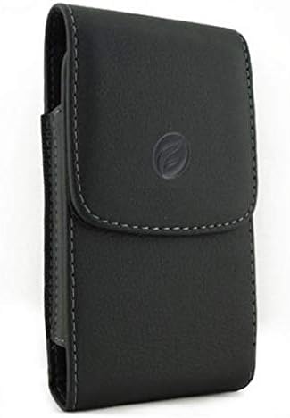 Црна Кожна Обвивка Страничен Капак Заштитна Торбичка Вртлив Појас Клип За Зајакнување На Мобилниот LG Stylo 3-Зајакнување На